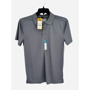 Carhartt Force Sun Defender Relaxed Fit Polo Shirt Gray Mens Small NWT